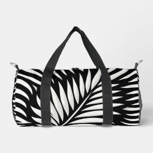 Leaf Zebra Stripes style  Duffle Bag