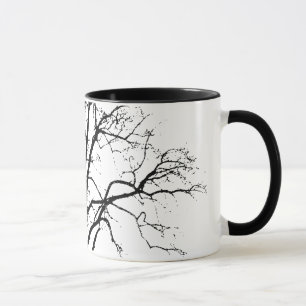 Leafless Tree In Winter Silhouette Mug