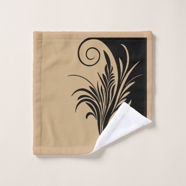 Leafy 8 wash cloth (Wash Cloth)