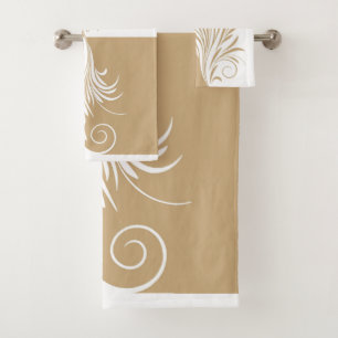 Leafy 9 bath towel set