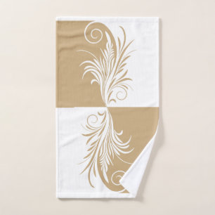 Leafy 9 hand towel