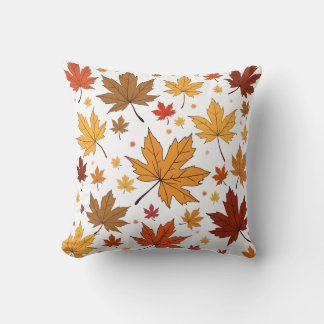 Leafy Autumn Dreams Pillow