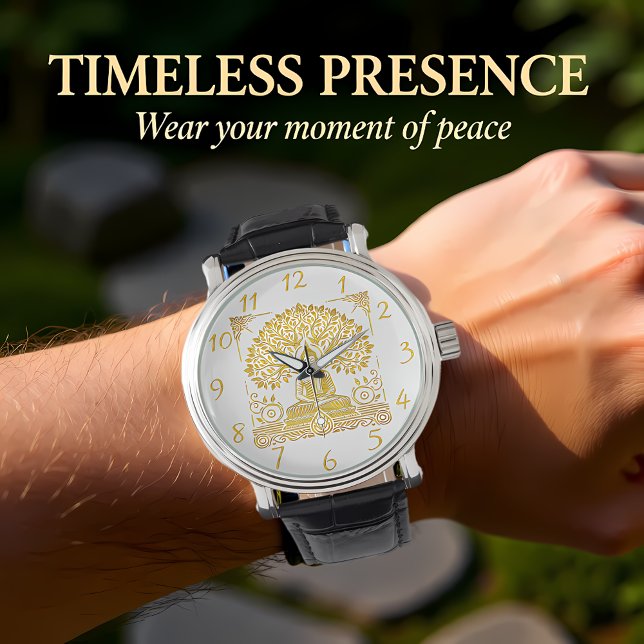 Leafy Backdrop for Golden Buddha Watch (Creator Uploaded)