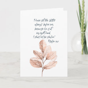 Leafy Bible Verse Thank you Folded card