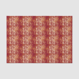 Leafy Brownstone sepia altered photo tissue paper