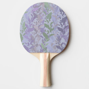 Leafy Creeping Vine Drawing Pattern With Pastels Ping Pong Paddle