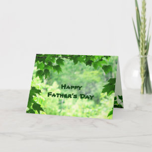 Leafy Fathers Day Card