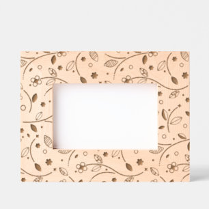 Leafy Floral Design Etched Frames