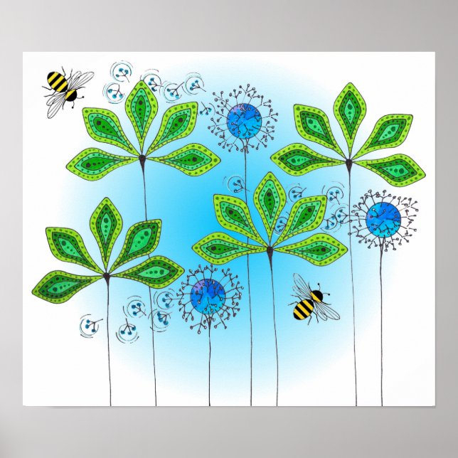 Leafy Green_Bumble Bee Poster (Front)