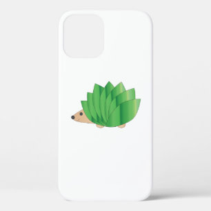 Leafy Green Hedgehog iPhone 12 Case