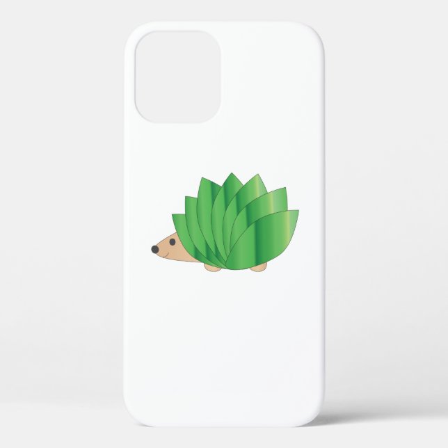 Leafy Green Hedgehog Case-Mate iPhone Case (Back)