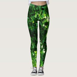 leafy green lettuce leggings