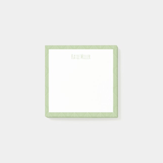 Leafy Green Post-It Notes (Front)