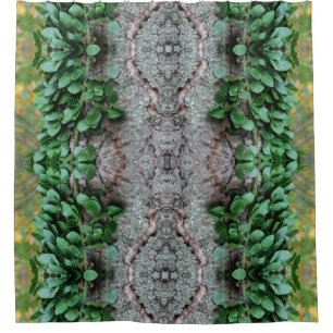 Leafy Green Vine On Tree Mirror Abstract 
