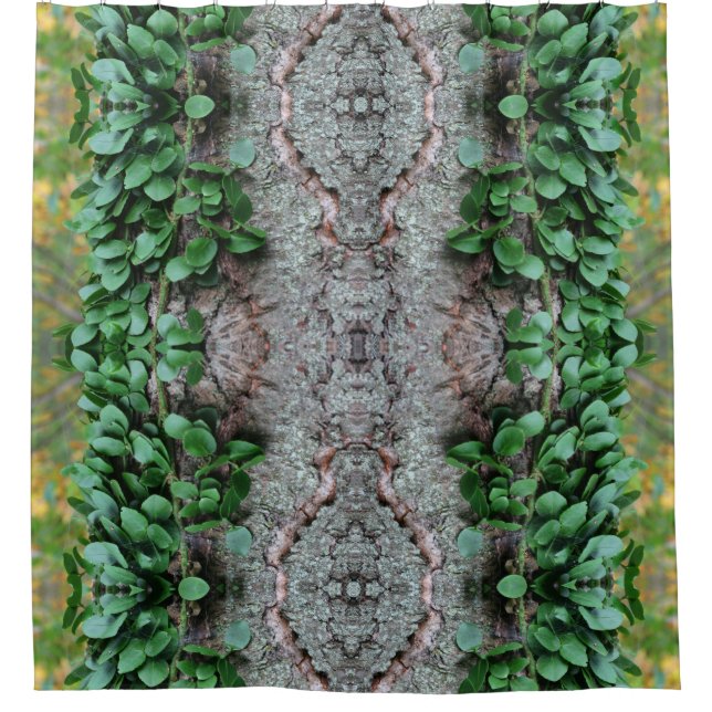 Leafy Green Vine On Tree Mirror Abstract  (Front)