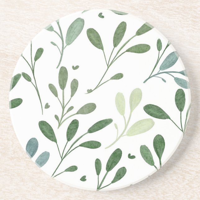 Leafy Greens Coasters (Front)