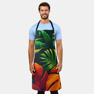 LEAFY LEAVES NATURE GARDEN APRON