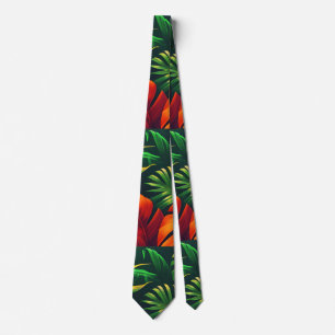 LEAFY LEAVES NATURE GARDEN TIE