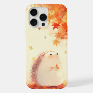 Leafy Little Hedgehog iPhone 15 Pro Max Case