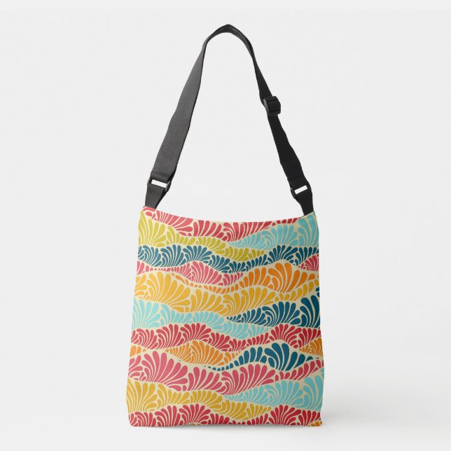 Leafy Mosaic Crossbody Bag (Front)