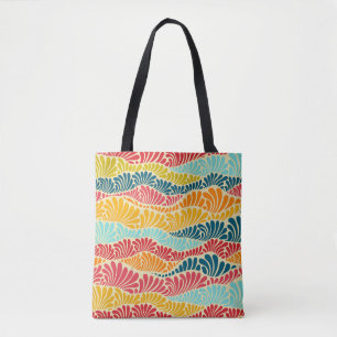 Leafy Mosaic Tote Bag