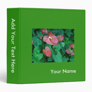 leafy plants, green binder