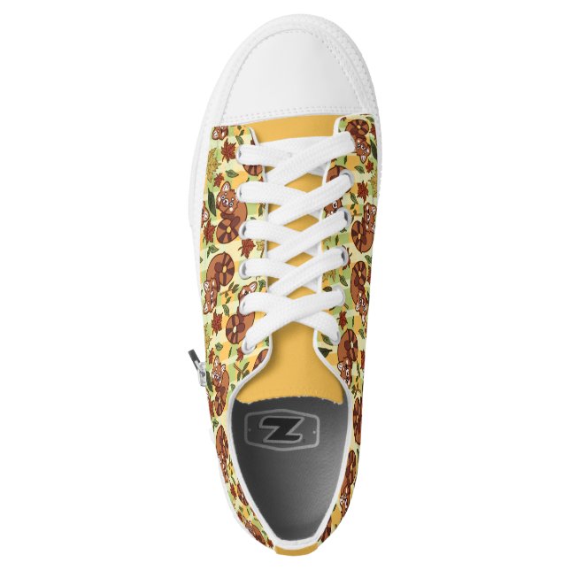 Leafy Red panda Shoes (Left Shoe Top)