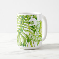 Leafy Sculptures on a Classic Mug (A)