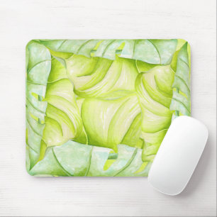 Leafy Sculptures on a Mouse Pad (1)