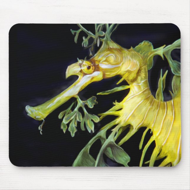 Leafy Sea Dragon Mouse Pad (Front)