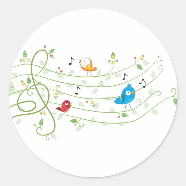 Leafy Staff Line Stickers (Front)