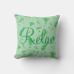 Leafy Throw Pillow