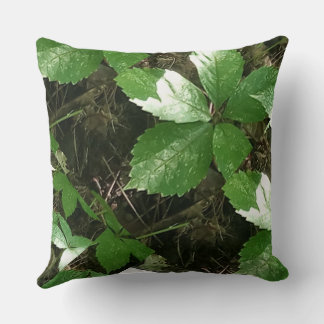 Leafy Throw Pillow