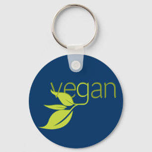 Leafy Vegan Keychain