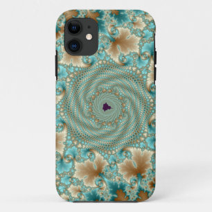 Leafy Whorls Fractal iPhone 11 Case