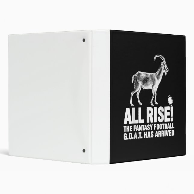 League Champion Fantasy Football Goat Gift Binder (Background)