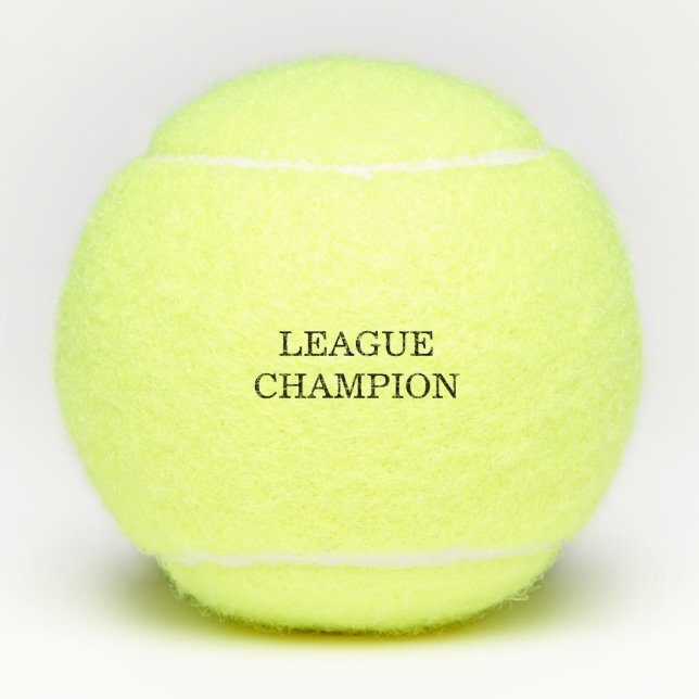 League Champion Tennis Balls (Front)