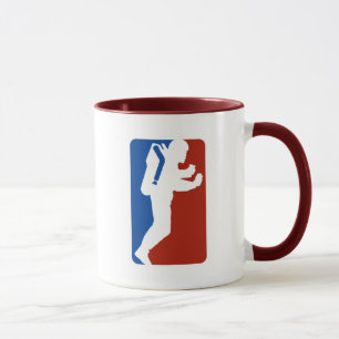 League logo style mug