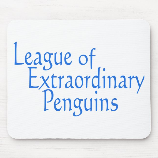 League of Extraordinary Penguins 3 Mouse Pad (Front)
