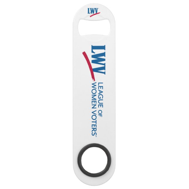 League of Women Voters Bottle Opener Bar Key (Front)