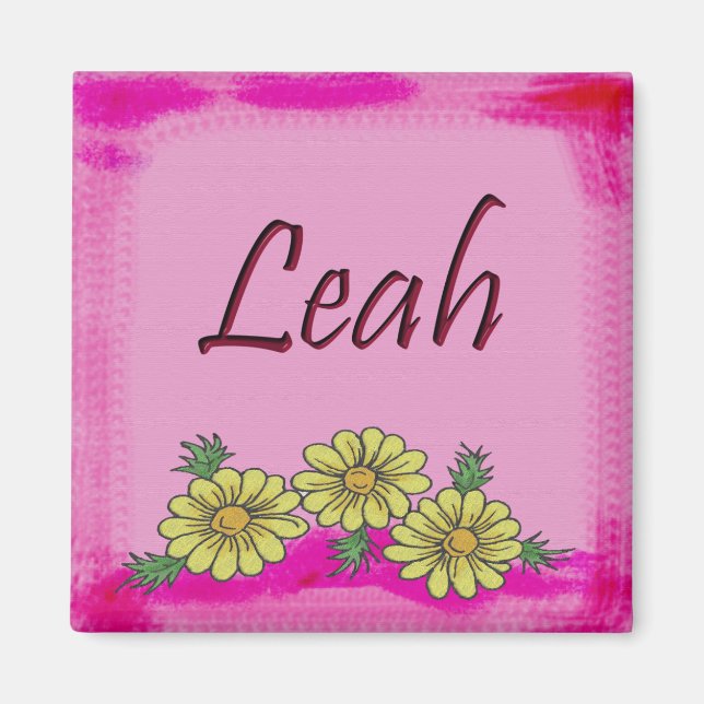 Leah Daisy Magnet (Front)