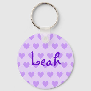 Leah in Purple Keychain