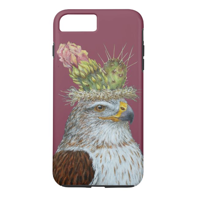 Leah le coque iphone de faucon (Dos)