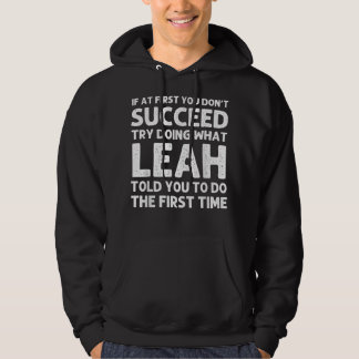 LEAH Name Personalized Birthday Funny Christmas Jo Hoodie