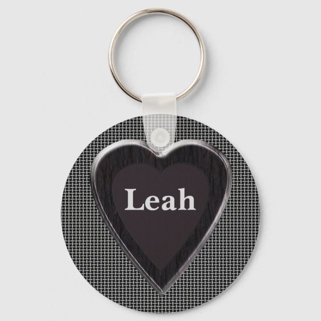 Leah Stole My Heart Keychain (Front)