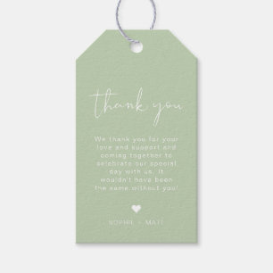 LEAH Vibrant Pastel Spring Wedding Favour Tag