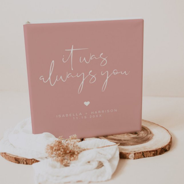 LEAH Vibrant Pretty Pastel Pink Wedding Photo  Binder (Creator Uploaded)