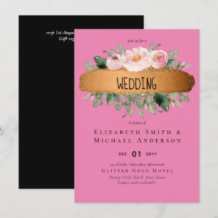 LeahG Budget Rose Glamour Girly Wedding