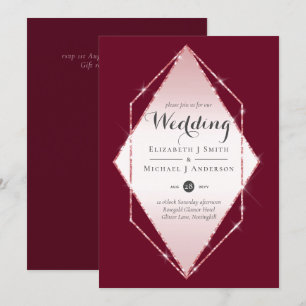 LeahG Budget Rosegold Glitter Grey Wedding