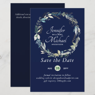LeahG BUDGET Save Dates Lavender Wreath